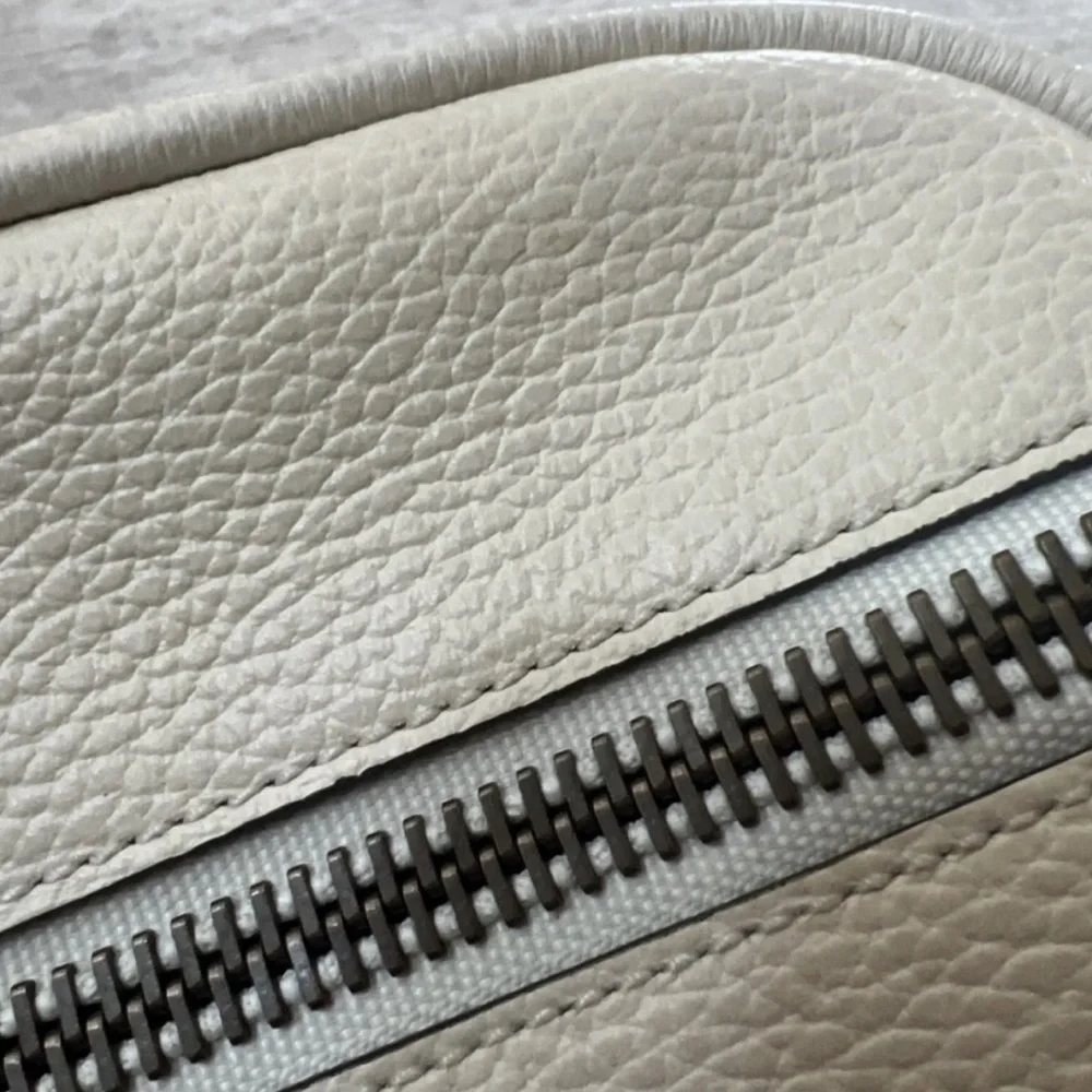 GUCCI white web stripe printed logo large leather messenger bag - Picture 11 of 11